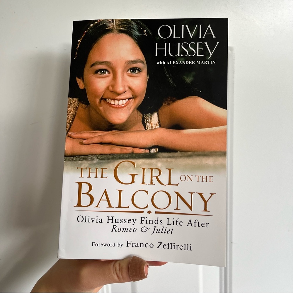 The Girl on the Balcony: Olivia Hussey Romeo and Juliet Paperback Book!